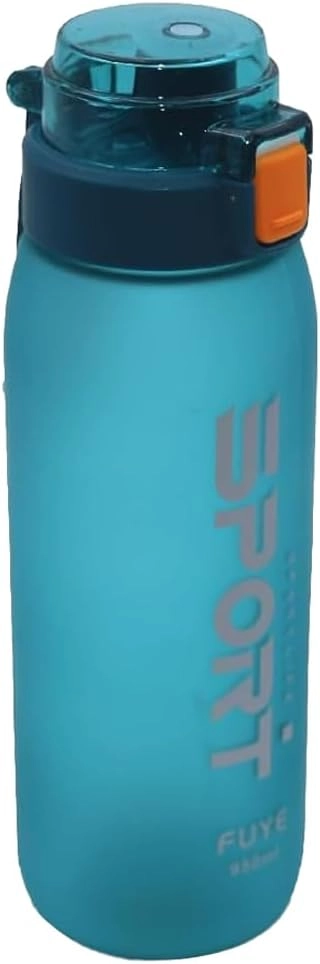 DELCASA DC3126 Water Bottle 950 ml - transparent push button lid