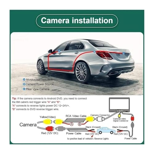 Rear View Camera - Night vision wireless 720P