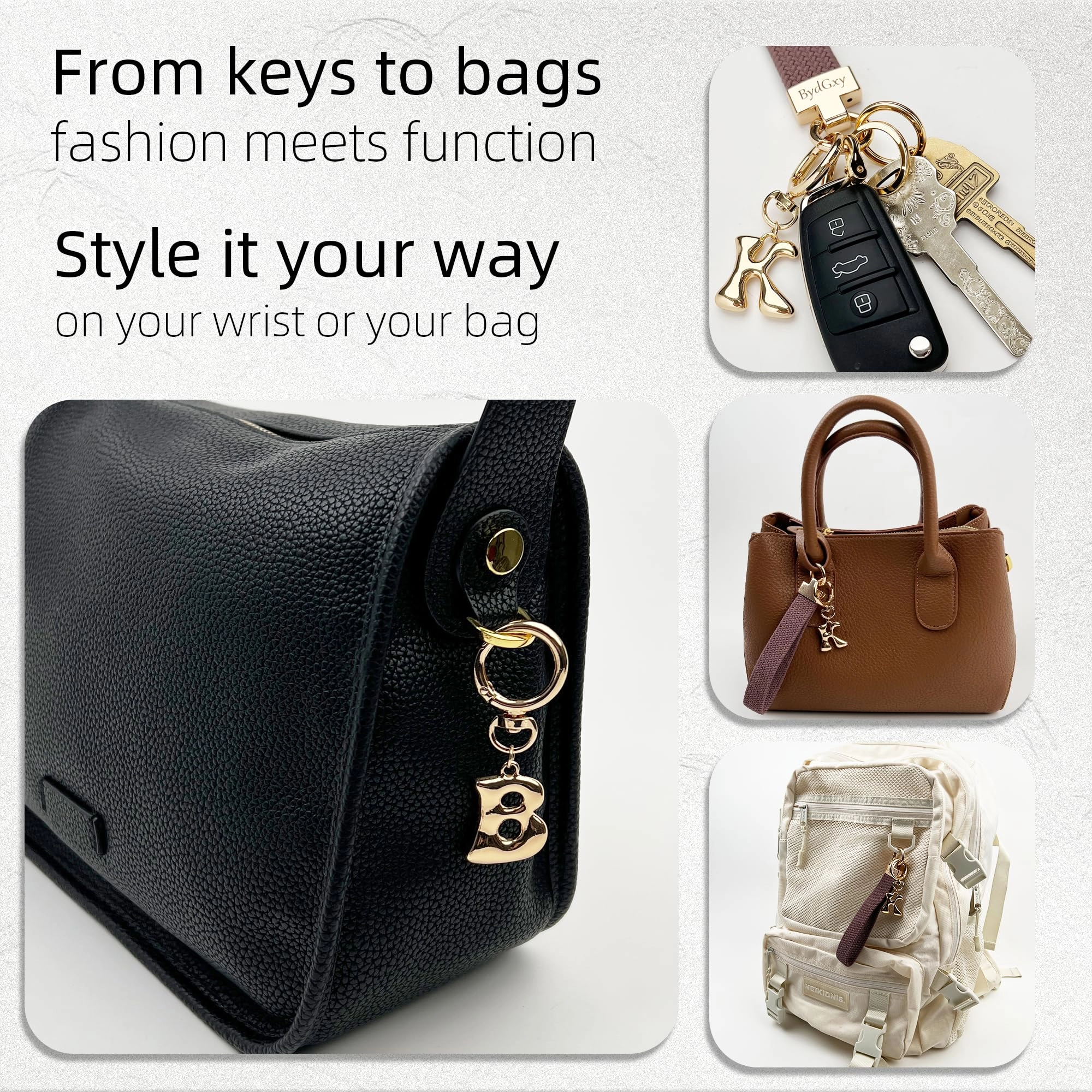 Initial Keychain - Letter