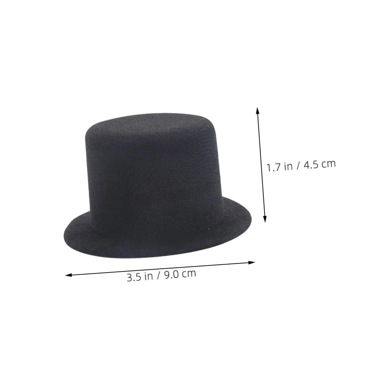 Mini Top Hats - 4Pcs 9.00X9.00X4.50CM