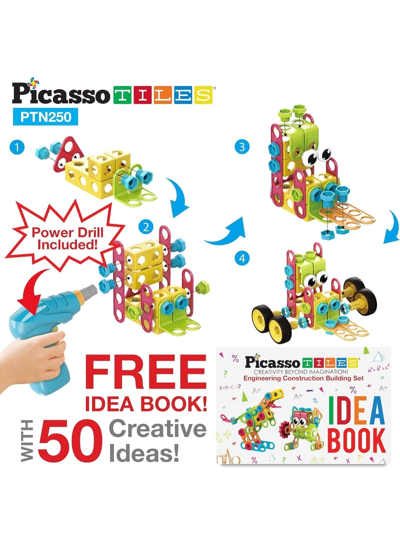 Engineering Construction Building Set - 250 pcs