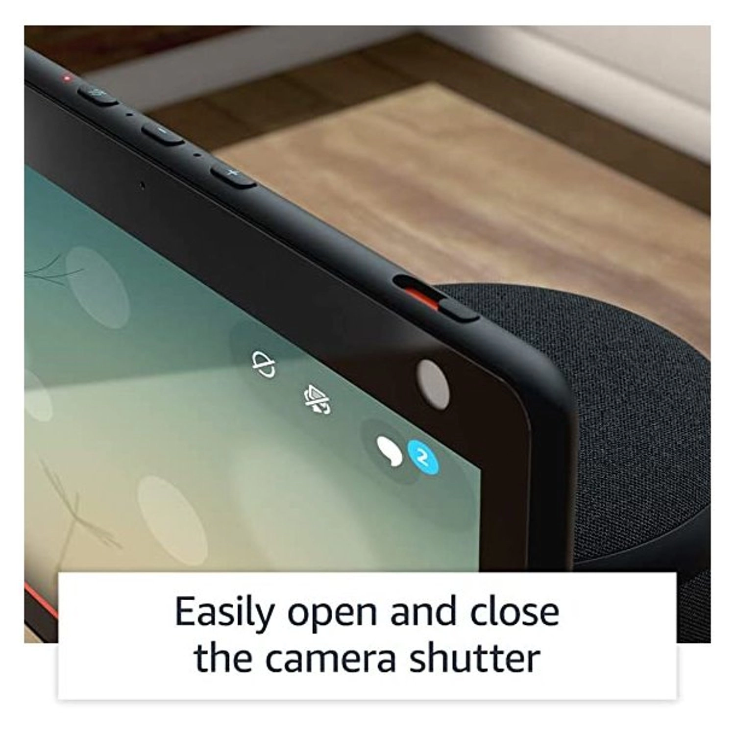 Echo Show 10 3rd Gen - Alexa Glacier White 13 MP camera