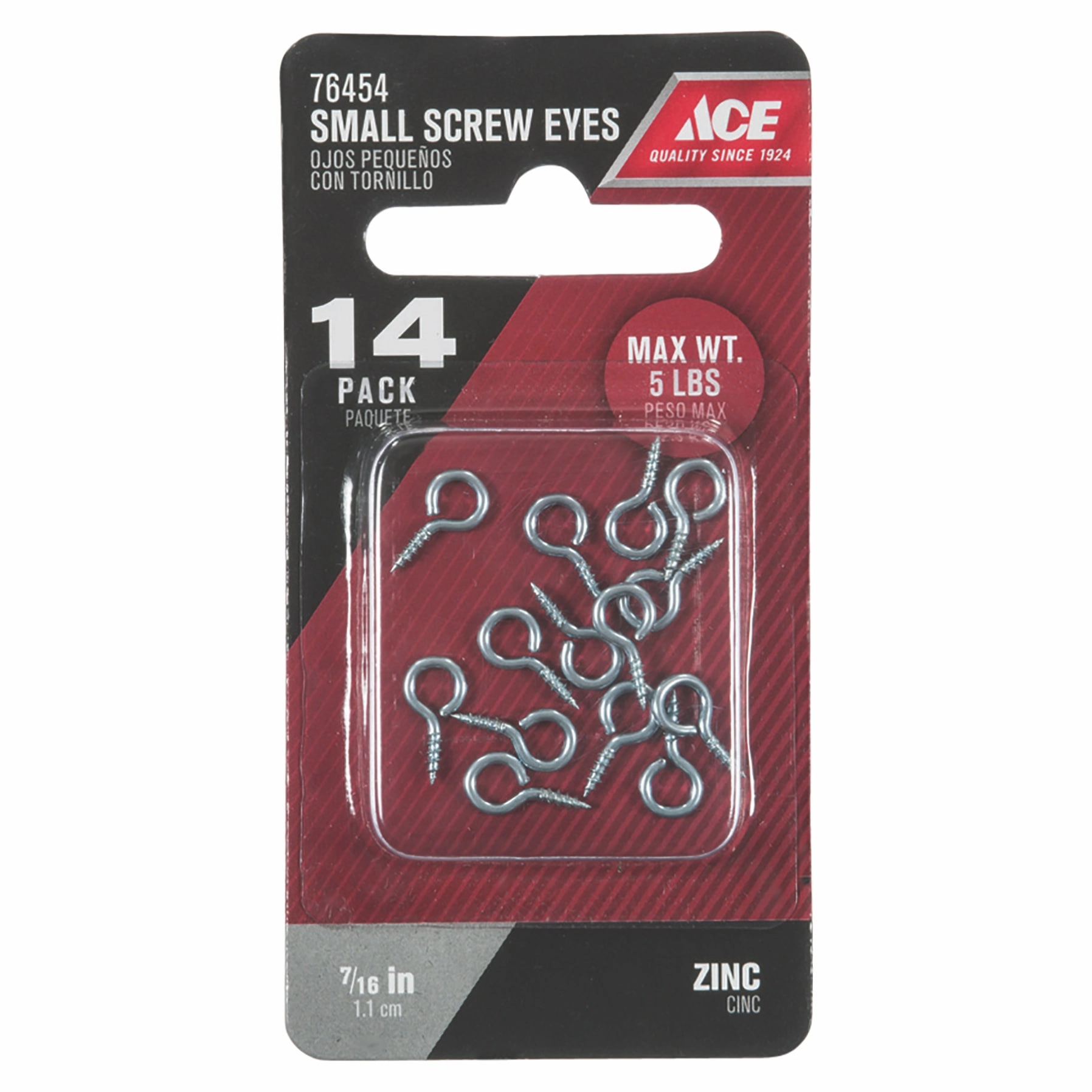 ACE Steel Eye Screws 1.58mm 11mm