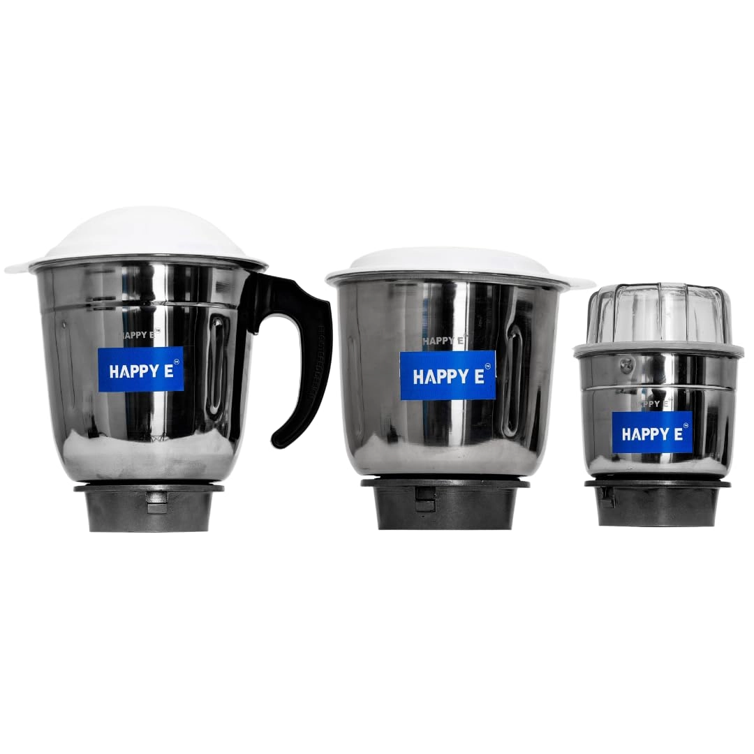 MG Mixer Grinder Jars - 400ml 1000ml 1500ml Pack