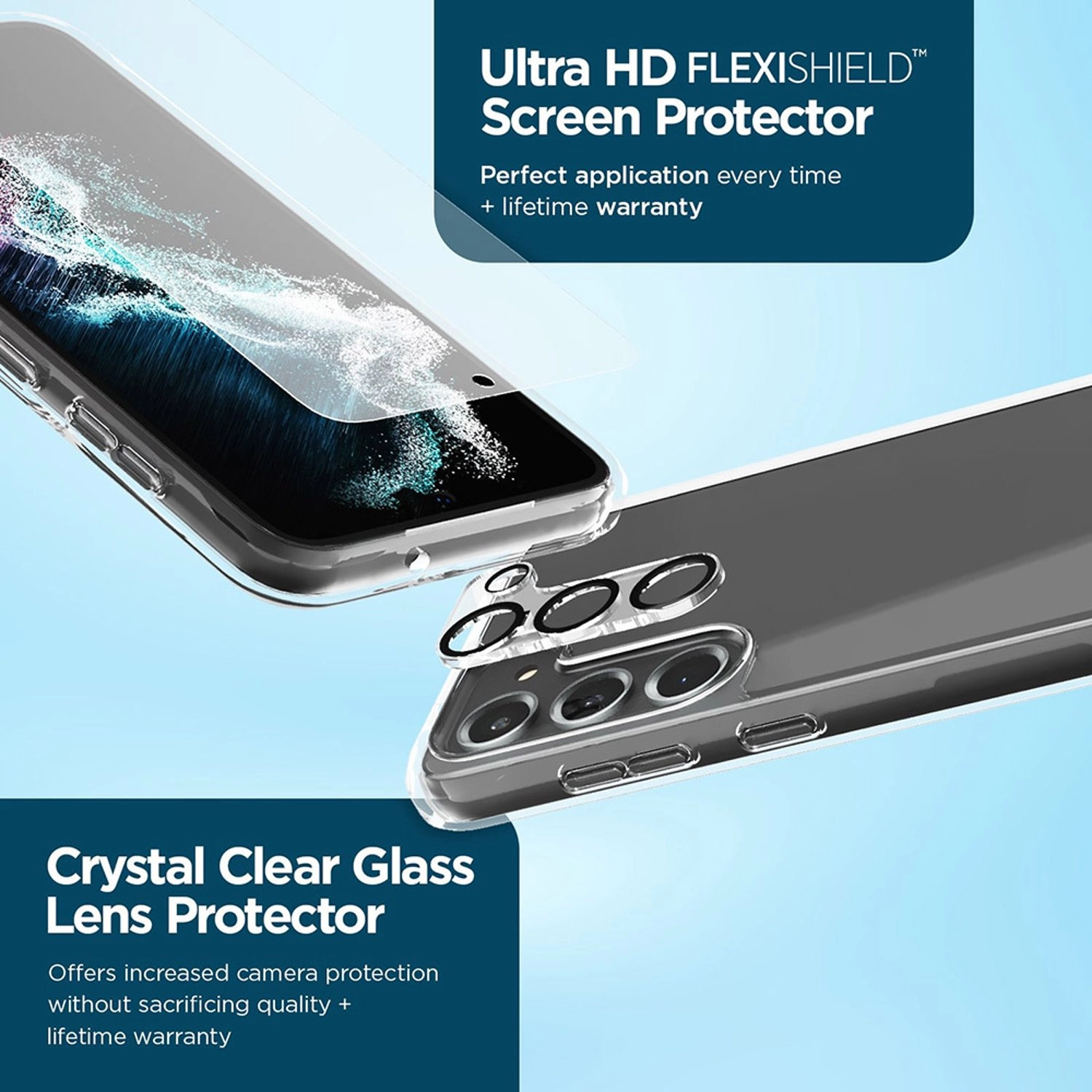 Case With Screen And Lens Protector Clear Case for Samsung Galaxy A36