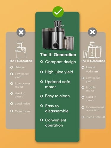 Juicer - 400 watts 0.8 Liters