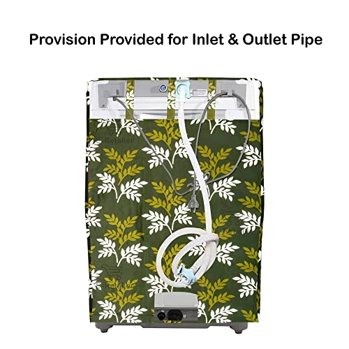 Front Load Washing Machine Cover - 8KG Polyester Green