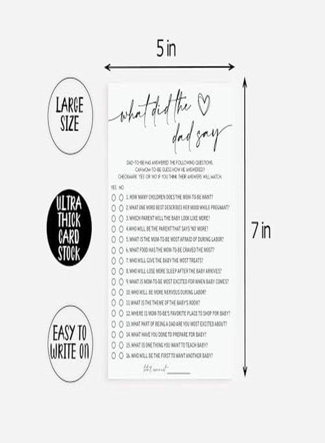 Baby Shower Who Said It? - 50-Cards Gender Neutral