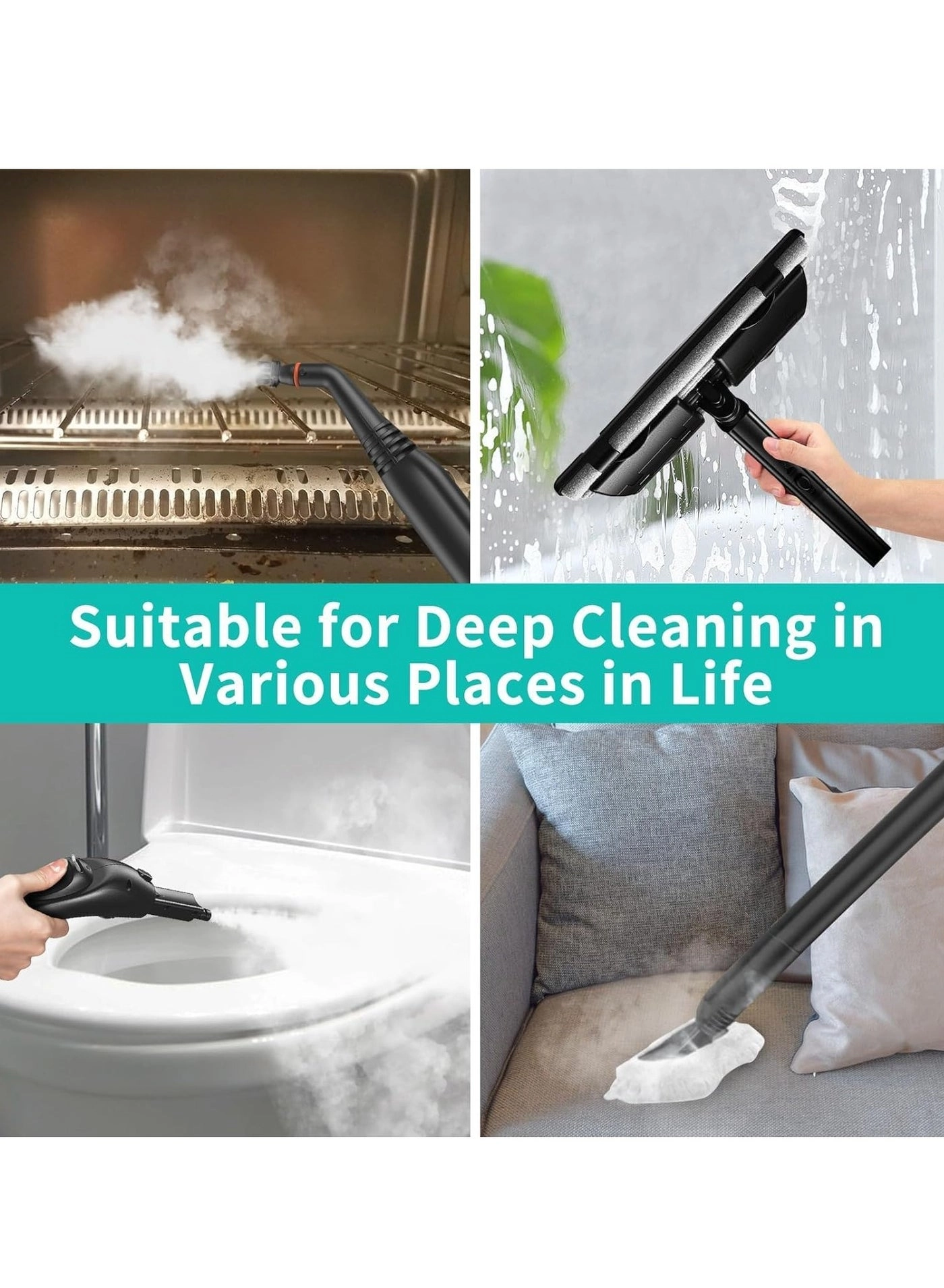 Steam Cleaner - 4bar 1.5 Liters