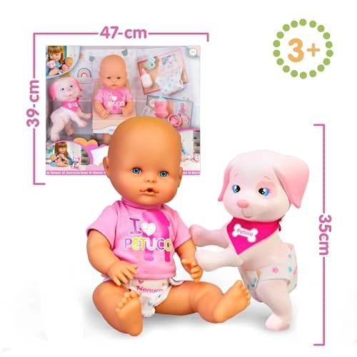 Nenuco Baby Doll - 35 cm + Petuco Puppy Ages 3+