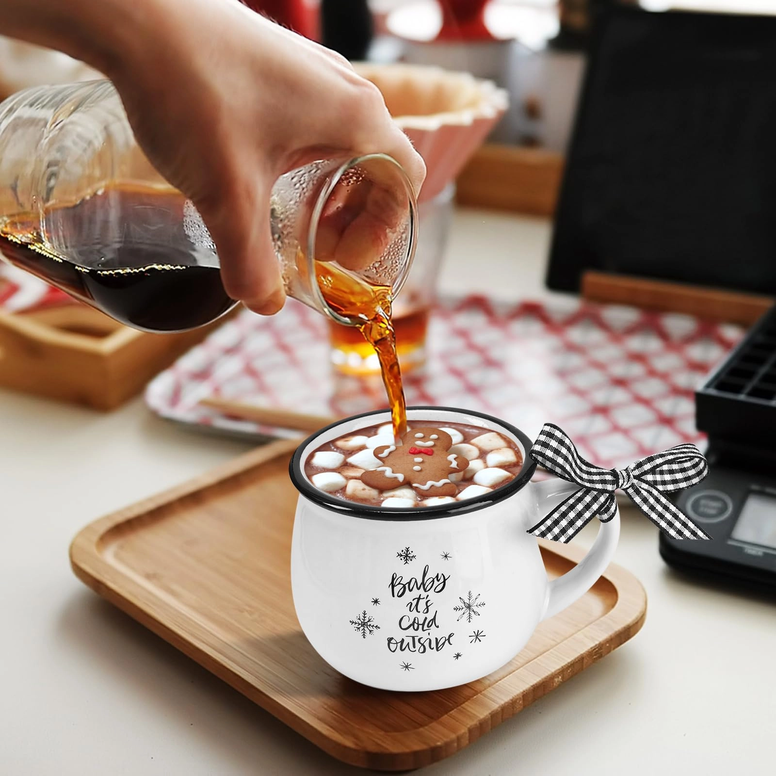 Snowman Mini Mug - 4 pcs - Christmas - 150 ml