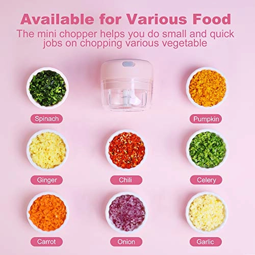 Electric Mini Garlic Chopper - 0.1L USB charging