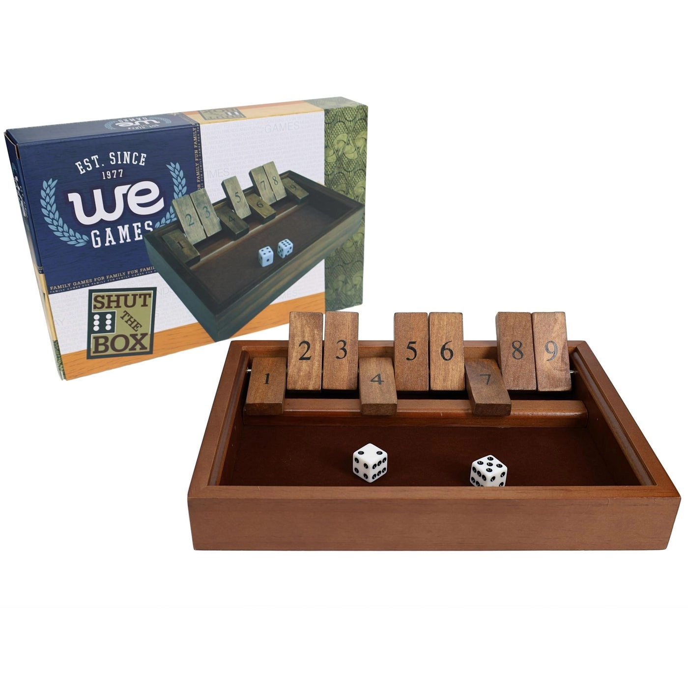Shut The Box - Walnut Stain