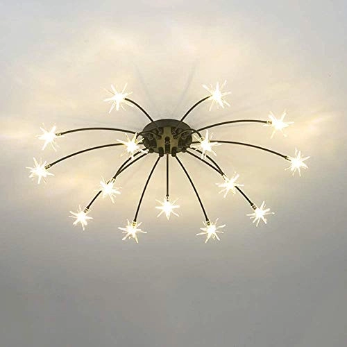 Nordic Art Stars Ceiling - G4 21 head Black and white light