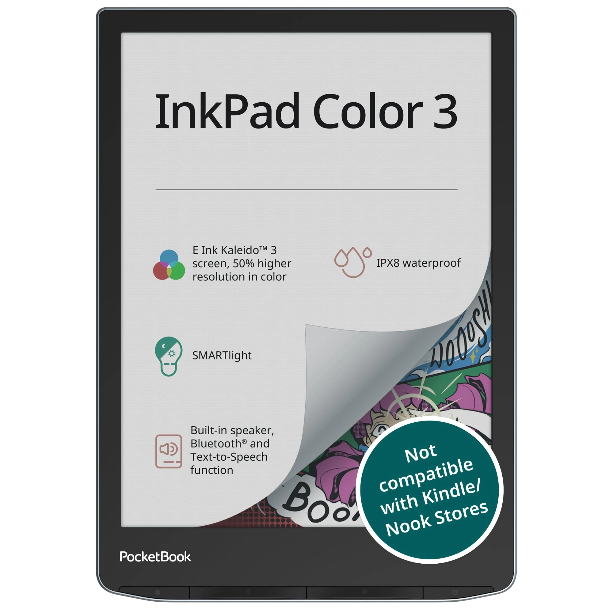 PocketBook InkPad Color 3 - 7.8-inch 32GB