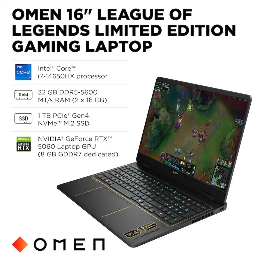 Omen 16 16-am0017dx - 16'' Core i7-14650HX 32GB DDR5 1TB SSD
