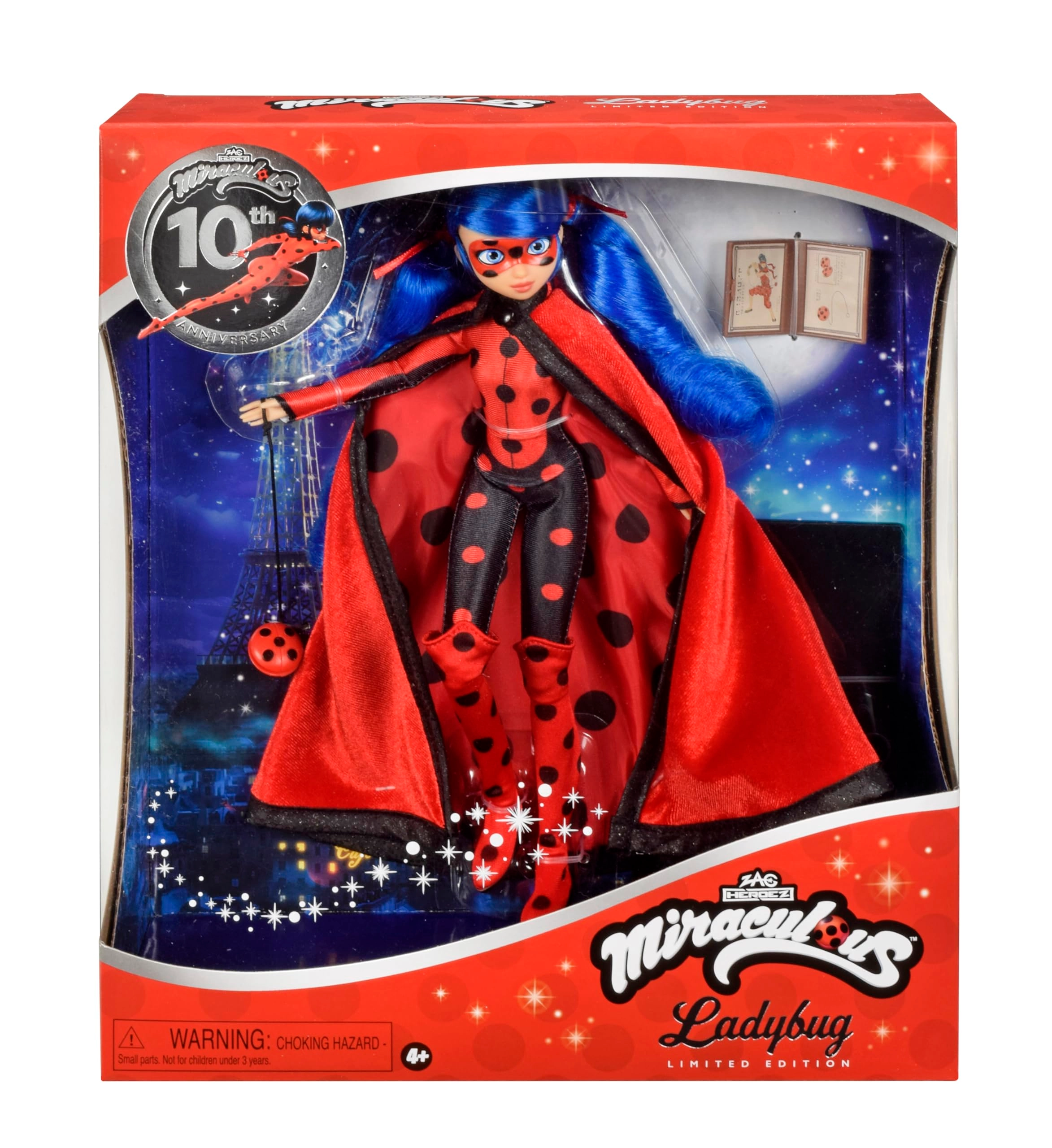 Bandai Ladybug Doll - 26cm Limited Edition 10th Birthday Ages 4+
