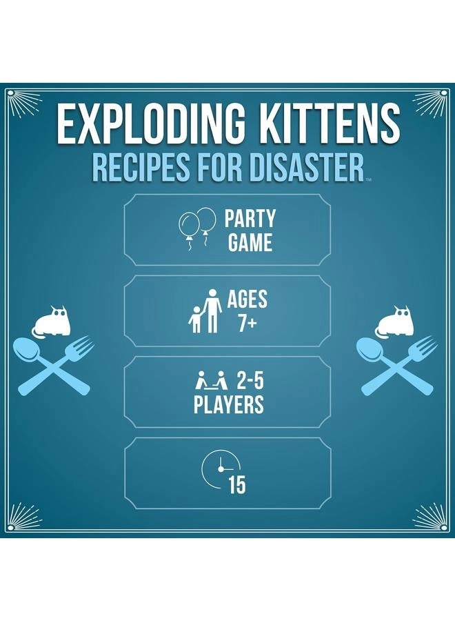 Exploding Kittens: Recipes for Disaster - Card Game