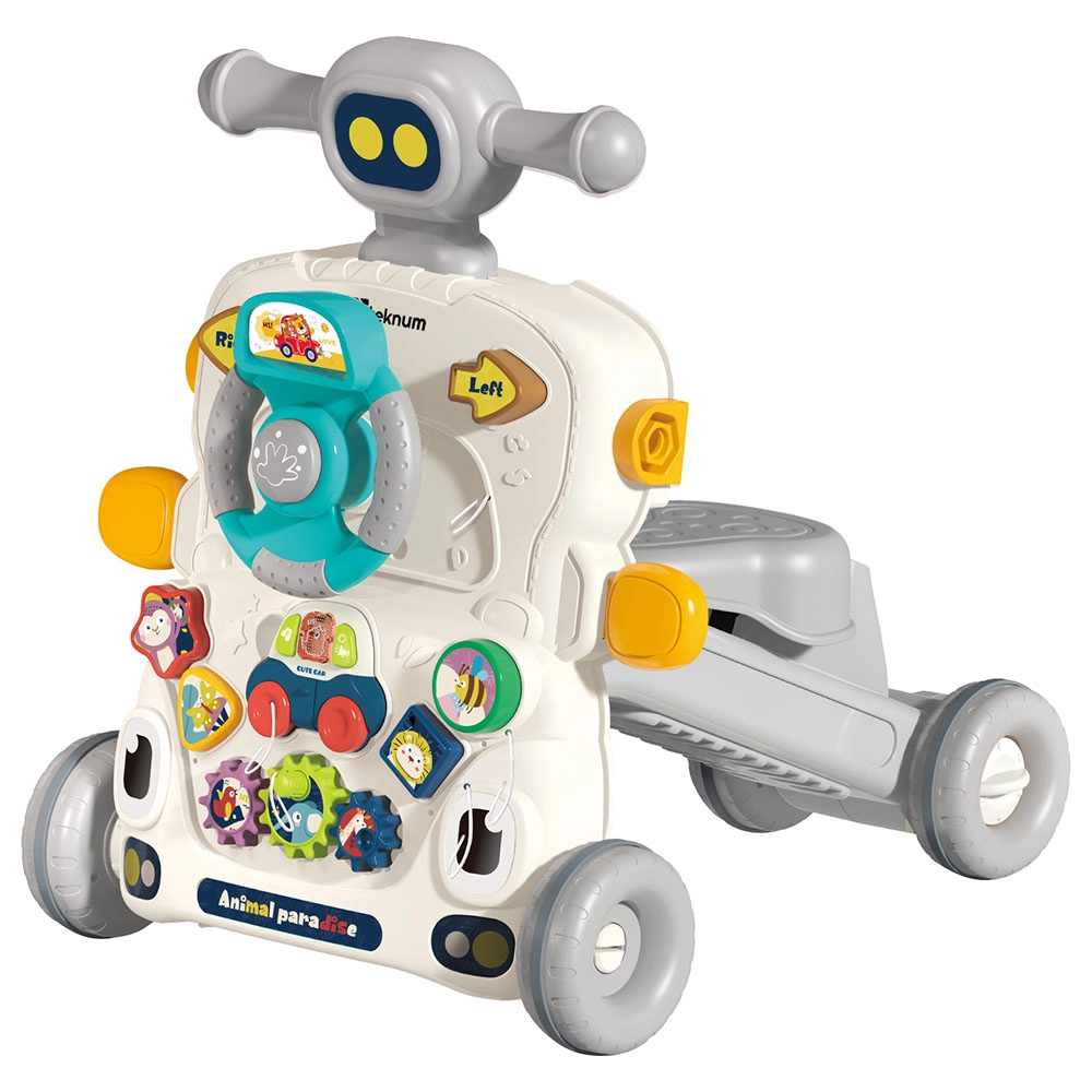 5 in 1 Baby Walker - Musical Keyboard Blue