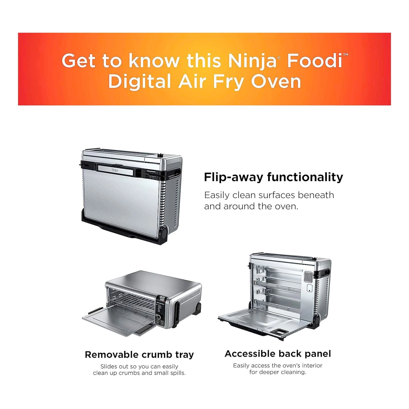Flip Toaster Oven&Air Fryer