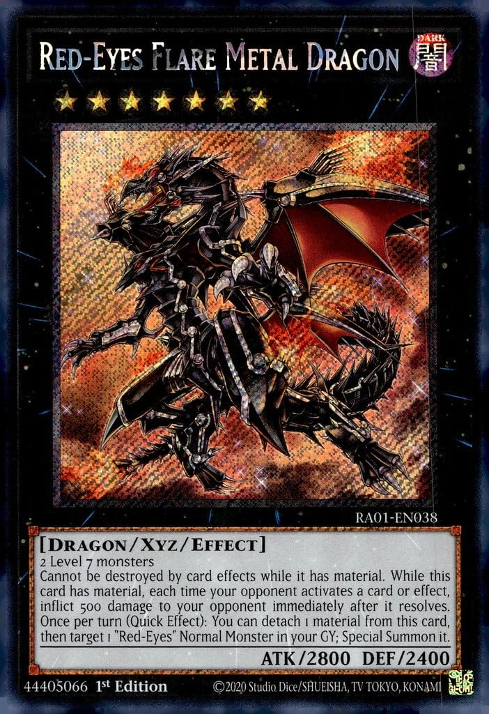 Red-Eyes Flare Metal Dragon - RA01-EN038 - 1st Edition