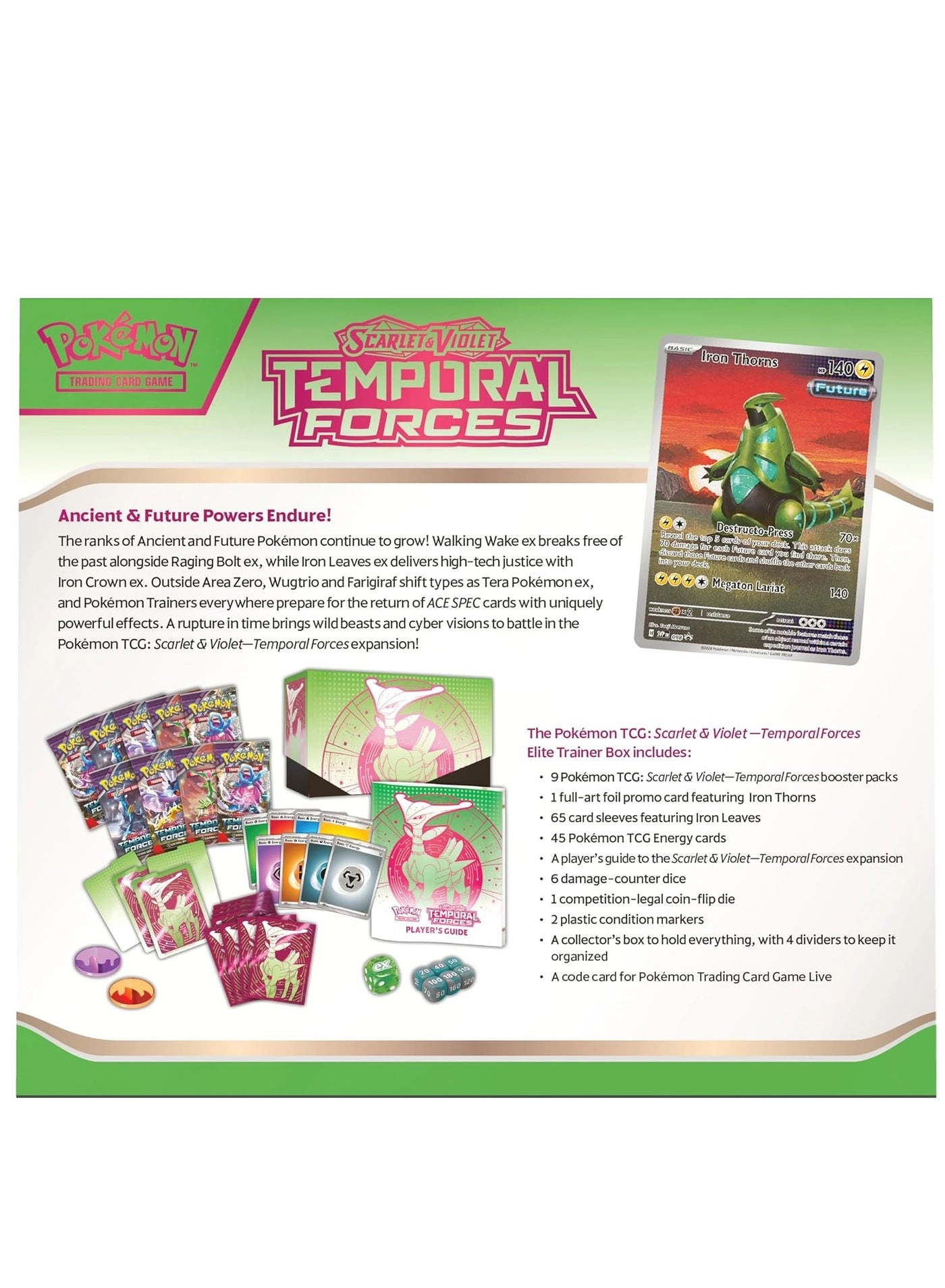 Scarlet & Violet-Temporal Forces Elite Trainer Box