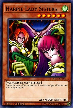 Konami Harpie Lady Sisters LED4-EN006 - 1st Edition
