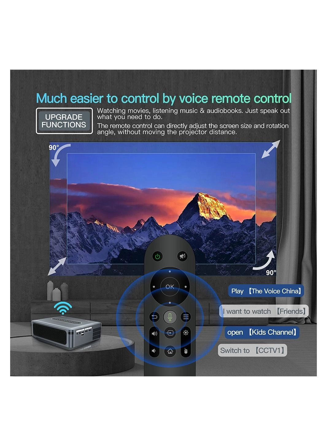 HY300 200 ANSI lumens