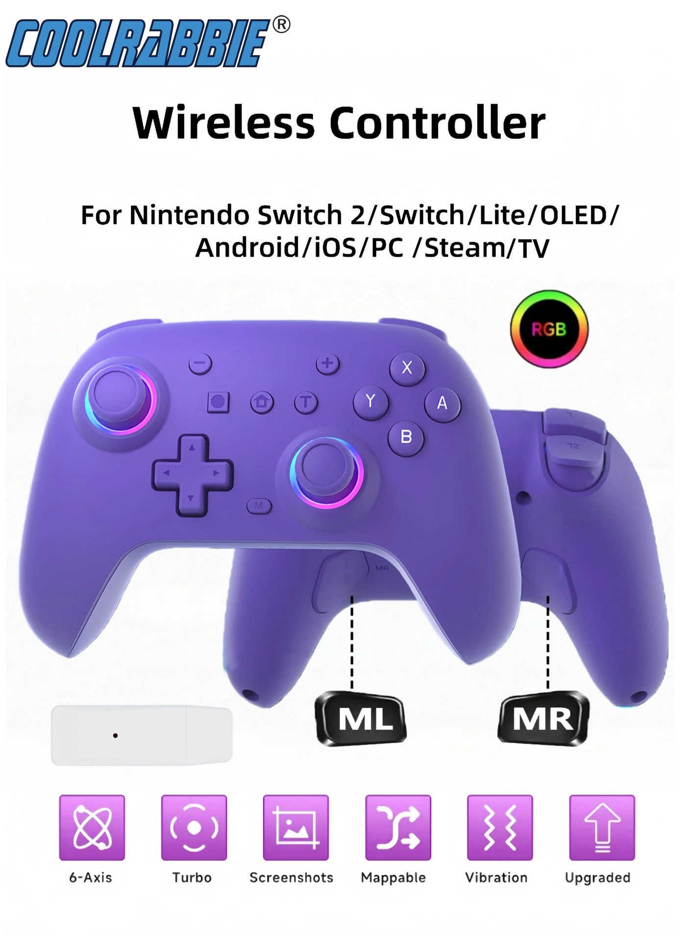 Wireless Controller - green Nintendo Switch
