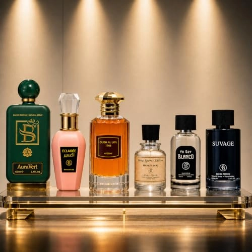 AURA VERT - 100ml + Oudh Al Layl-1966 - 100ml + Yo Soy Blanco - 100ml + Suvage - 100ml + Eclairee - 60ml + Hayati 1492 - 50ml Eau de Parfum