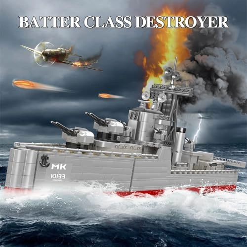 German Battleship (10133) - Battle Destroyer Ship