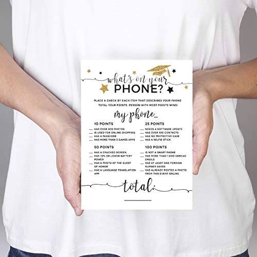 What's on Your Phone? Game Cards - 20 pieces