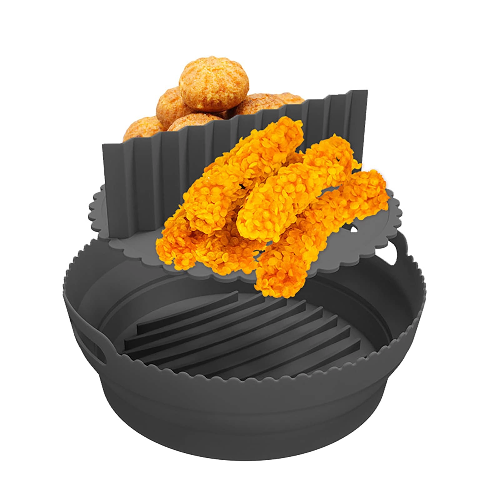 Air Fryer Liners - Silicone 1 x Air Fryer Liners 1 x Separator Pad