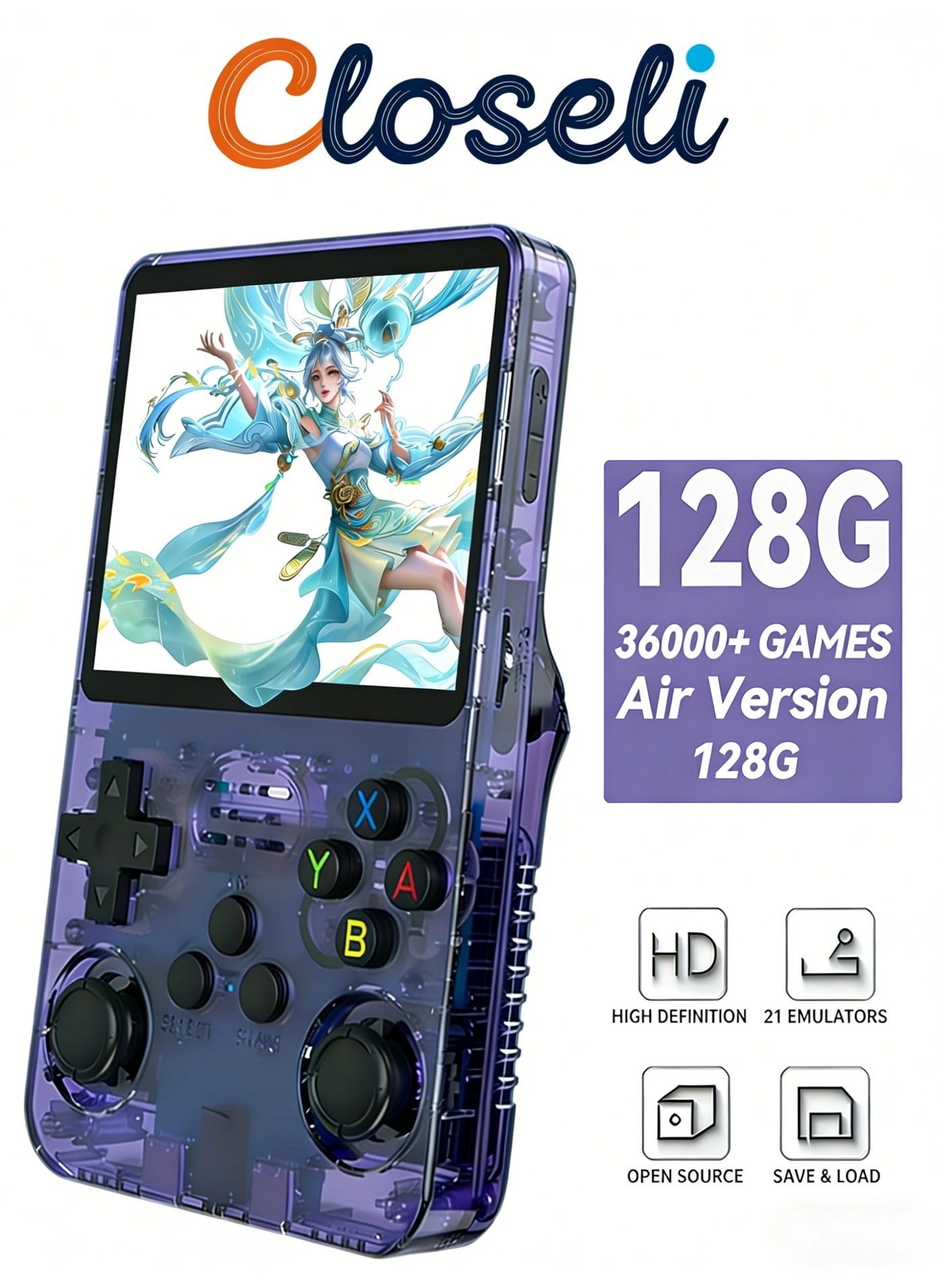Closeli Handheld Game Console - 128GB