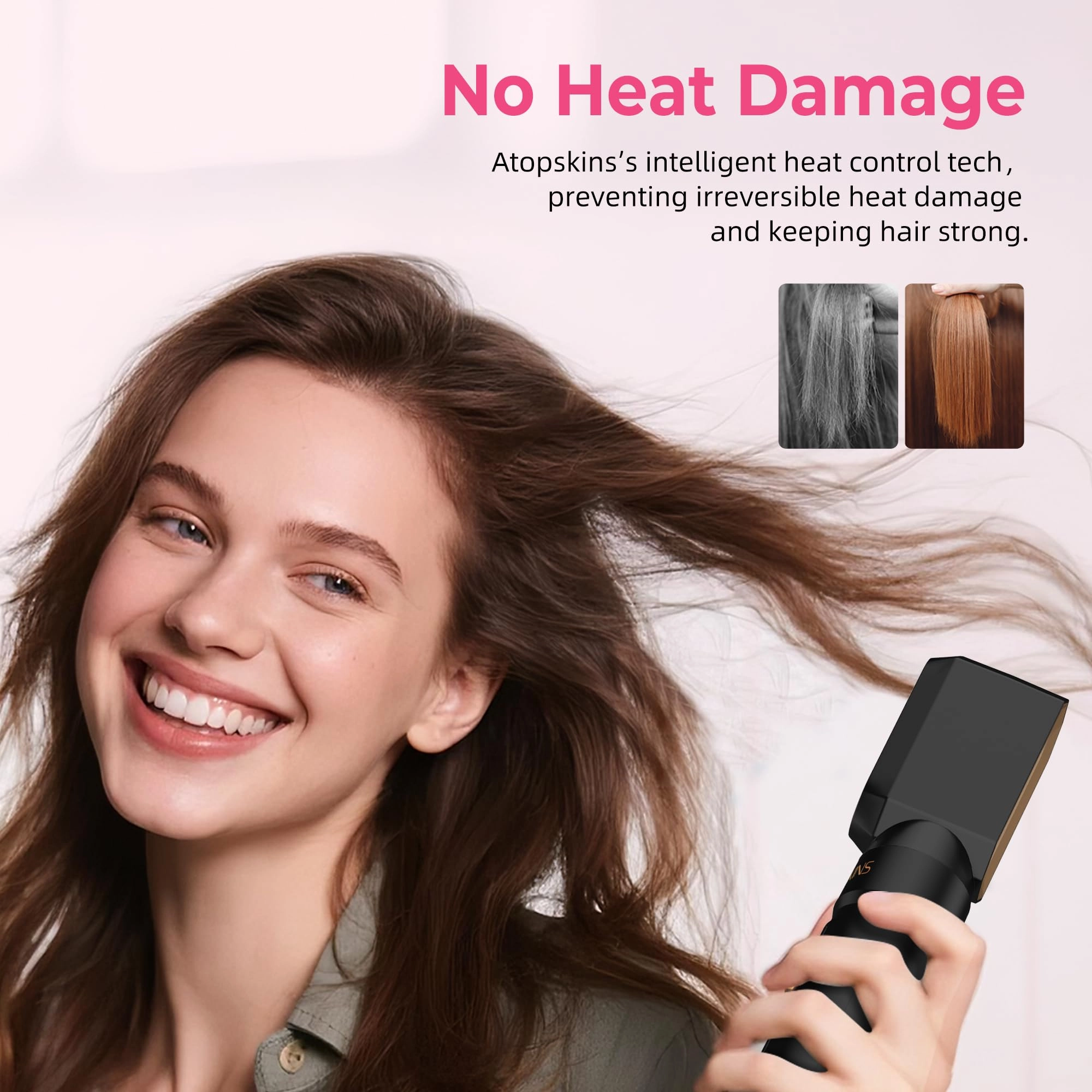 Air Styler - 6 in 1 Negative Ionic 3 Heat Settings