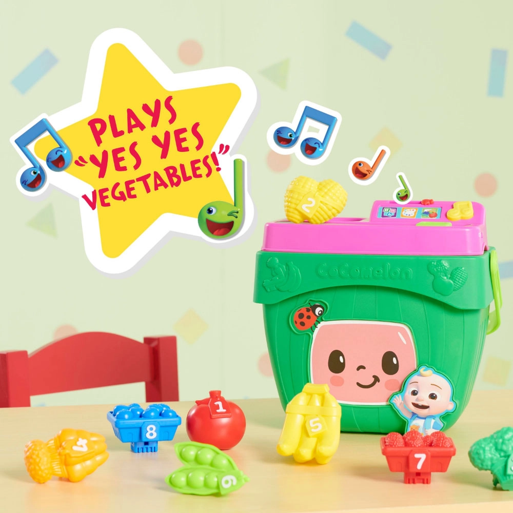 Veggie Fun Learning Basket - 2+ 10 pieces