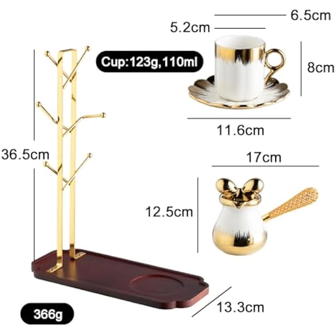 Porcelain Turkish Tea Set