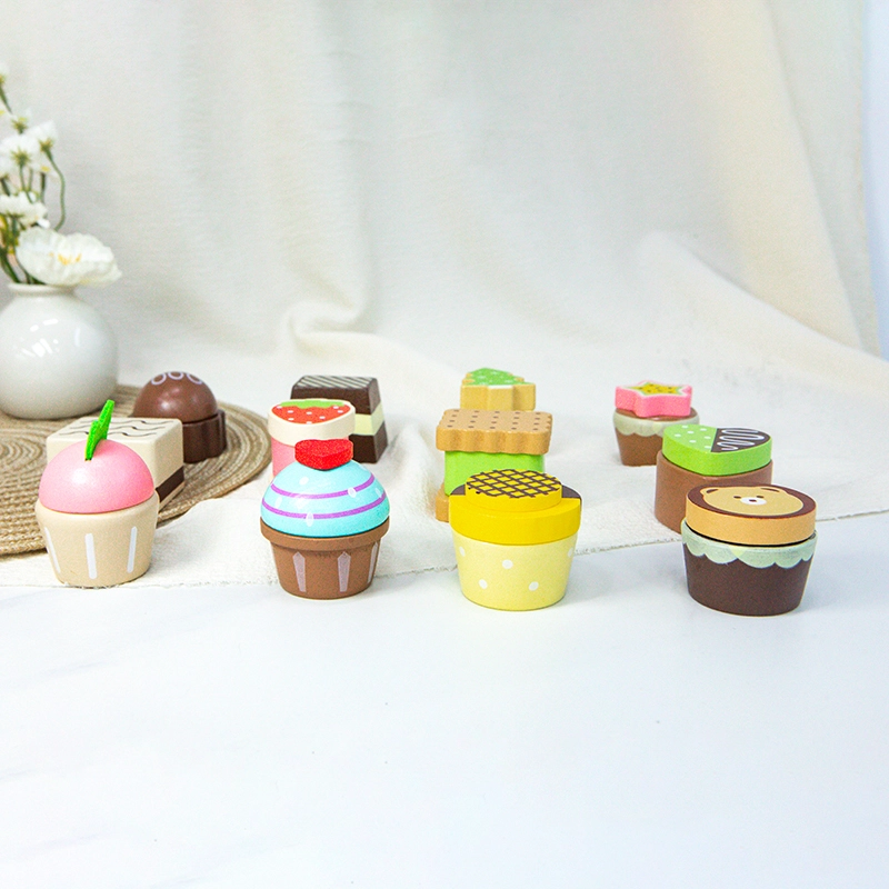 Kids Wooden Dessert Box Playset - 12 pcs (5551007-KABI_0173)