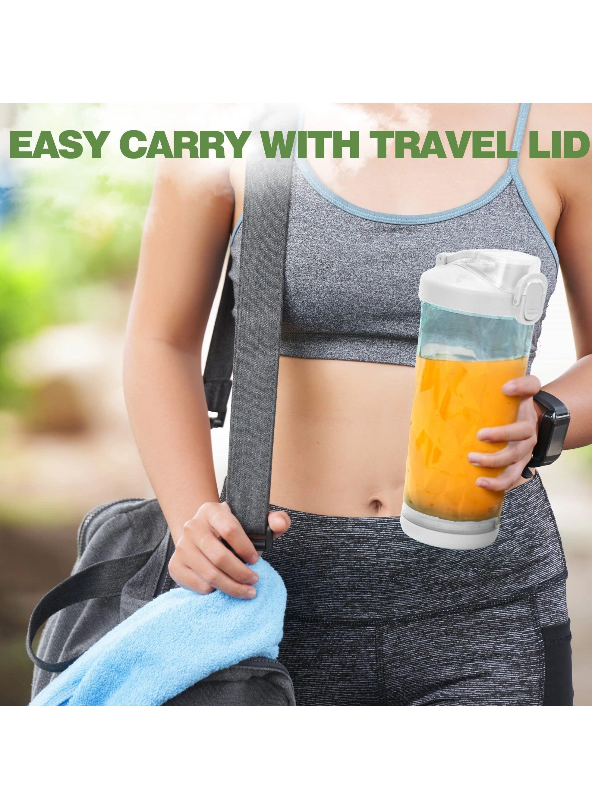 Portable Personal Blender - 6-Blade USB Rechargeable Portable