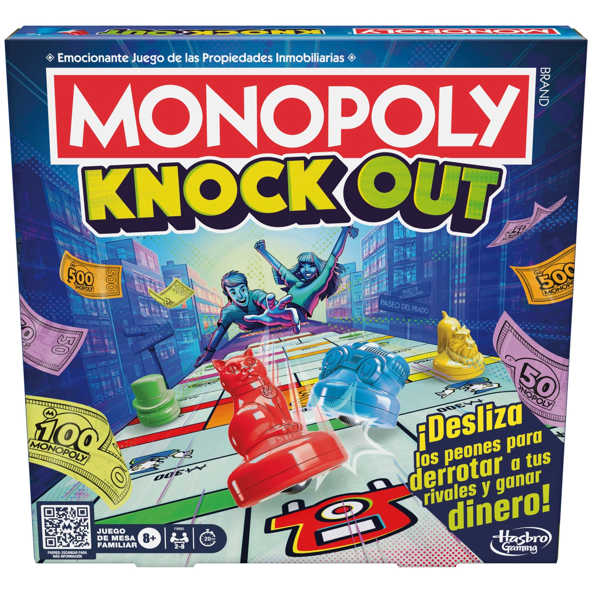 Hasbro Monopoly Knockout (Spanish)