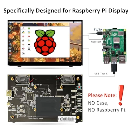 Raspberry Pi Display - 800 x 480 7 Inches