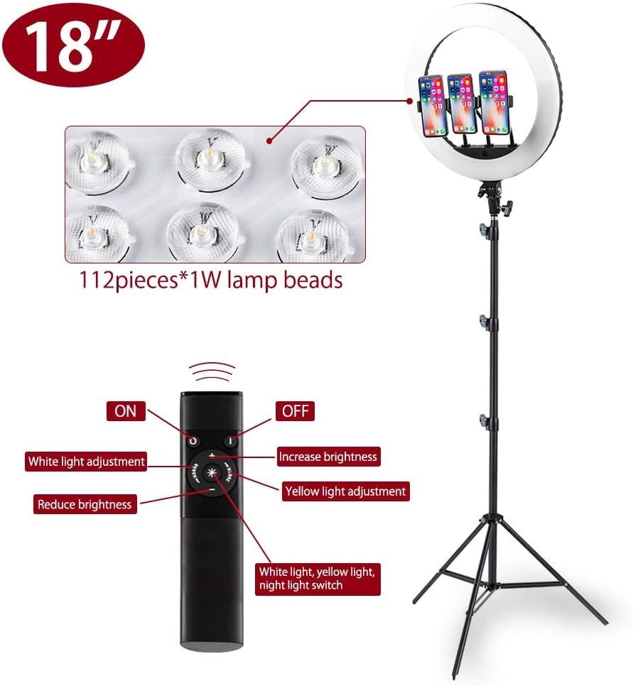 LED Ring Light - 18-inch