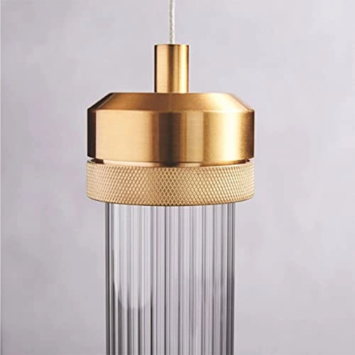 Cylindrical Glass Chandelier - 100cm adjustable