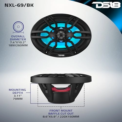 NXL-69 - 152.4x228.6mm Coaxial