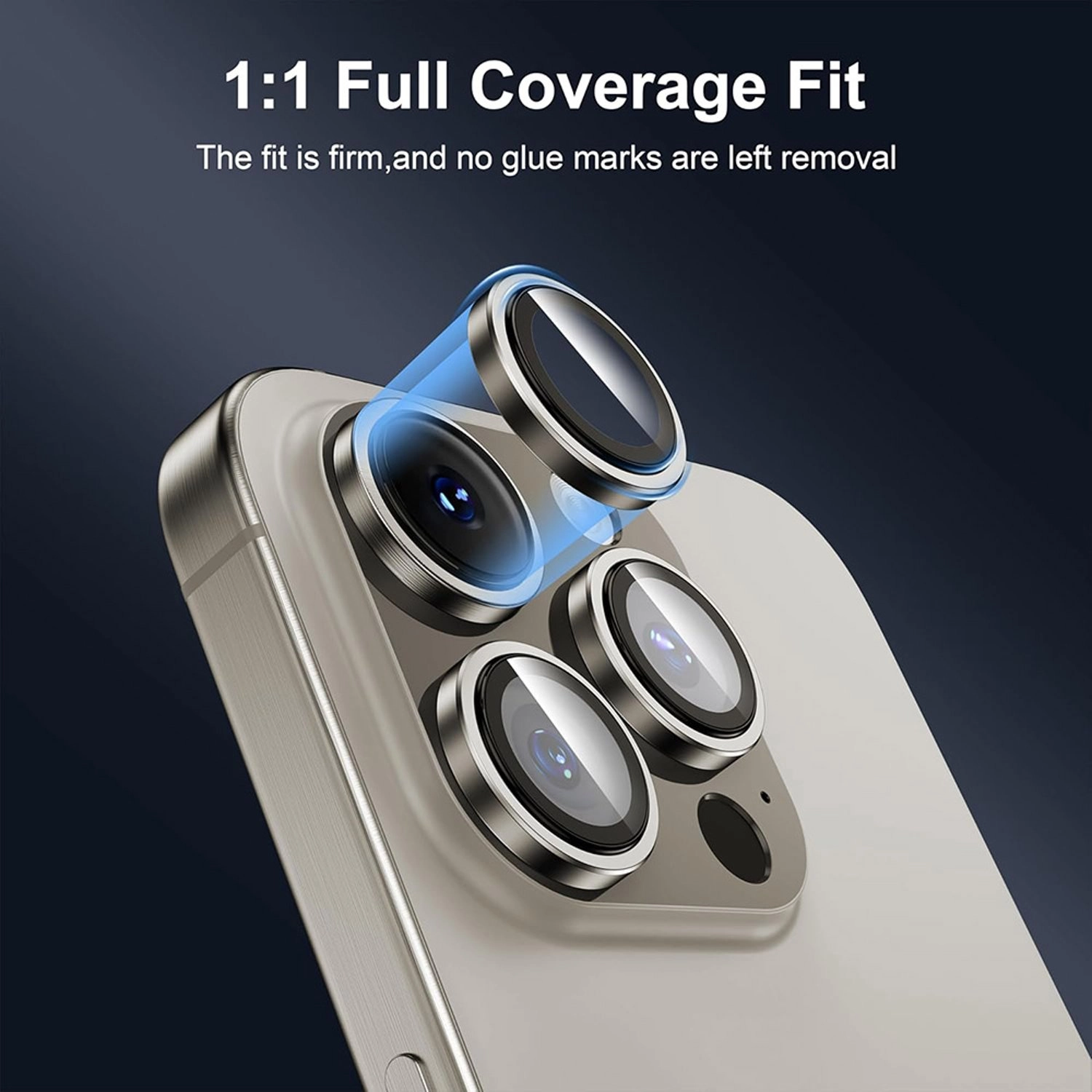 Clear Camera Lens Protector for iPhone 15 Pro Max