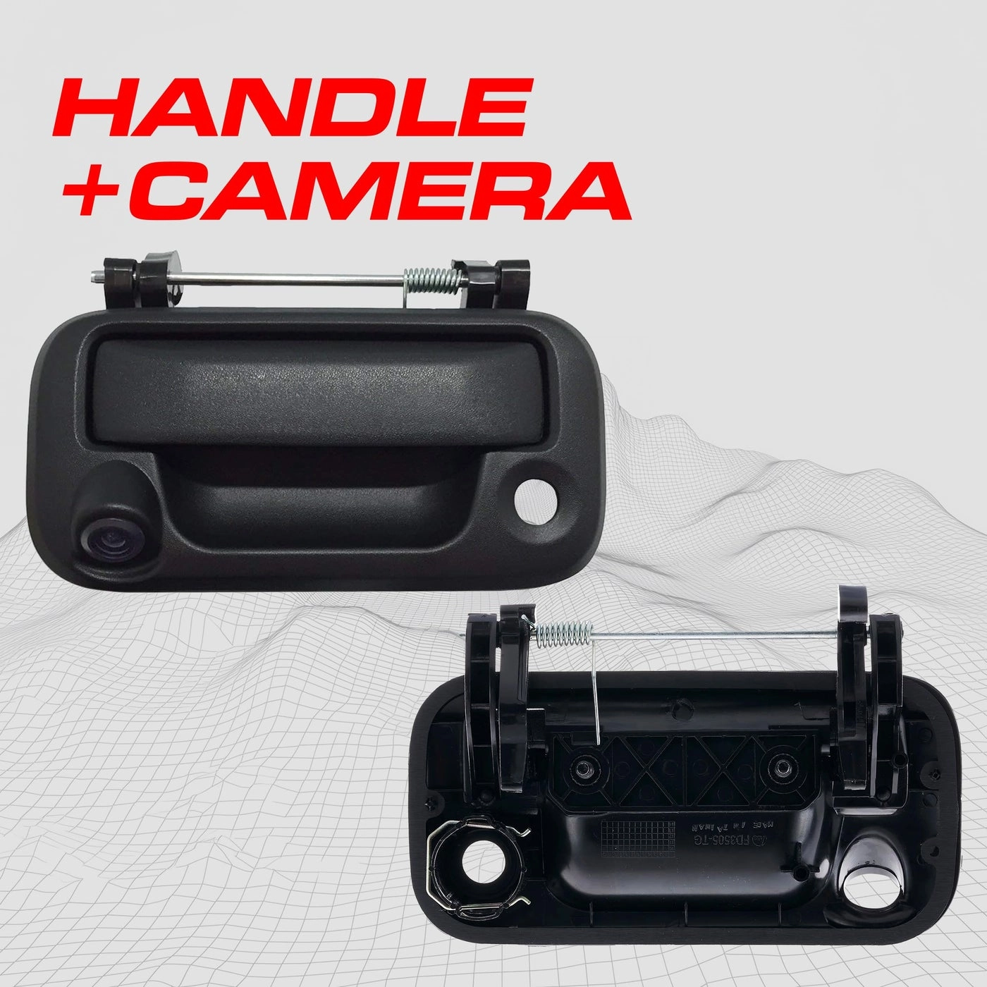 Tailgate Handle with Backup Camera Replacement