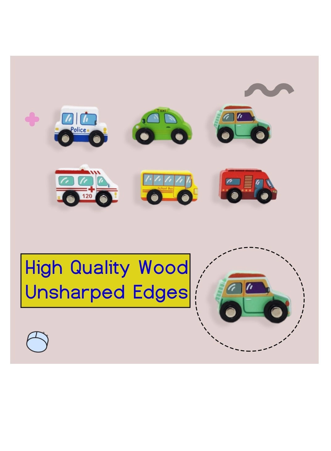 Mini Car Set B 6 pcs