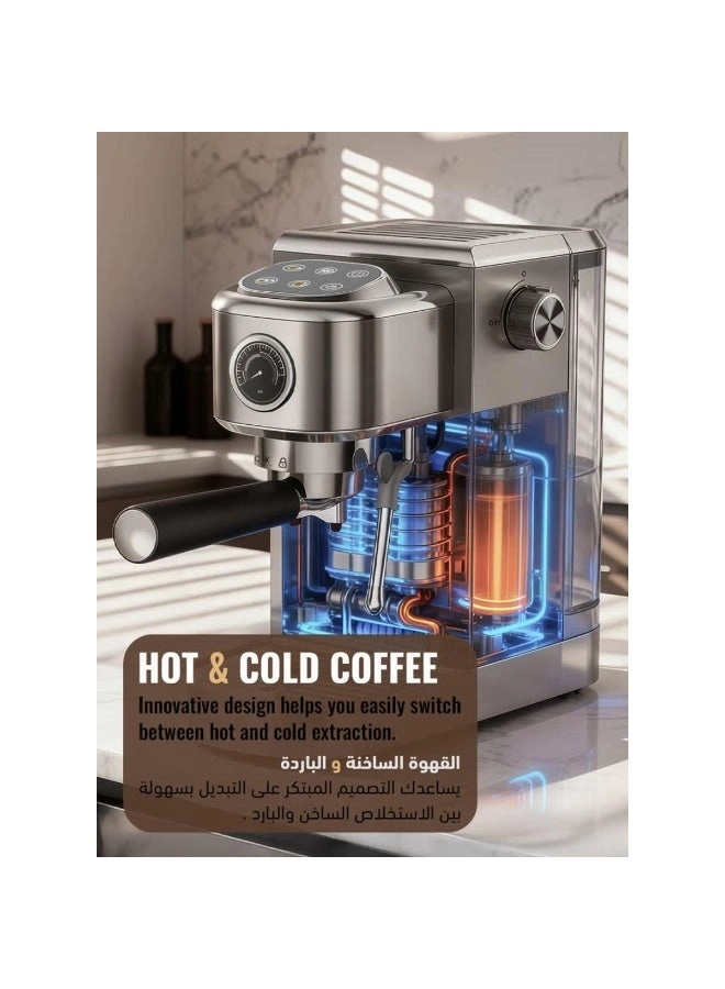 Hot & Cold - Touch Control Stainless Steel