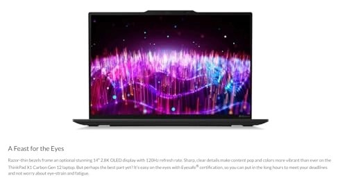 ThinkPad X1 Carbon Gen 12 21KC005EUK - 14'' Core Ultra 7-165U V 64GB DDR5 1TB SSD