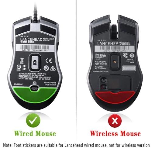 Mouse Skates - For Razer Lancehead Tournament Edition TE 2 Sets